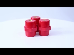 Nederspanningsharscapacitieve isolator Op maat gemaakte rode epoxy busbar-isolator SM20 M5 BMC