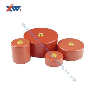 Molded Type Ultra-high Voltage Doorknob Ceramic Capacitor 40kV 10000pF Screw Mounting