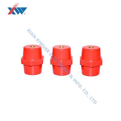 Epoxyhars laagspanningsisolator steunbusbar-isolator SM25-M5 messingdraad standoff-isolator gebruikt voor hernieuwbare energiesystemen