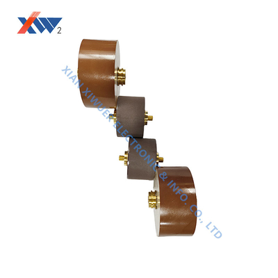 Doorknopcondensator Aanpasbare kenmerken 10kV-250kV Herfrequentie voor -40C 85C omgevingen